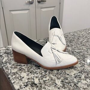 Rebecca Minkoff “Edie” White Tassel Loafers - 7.5